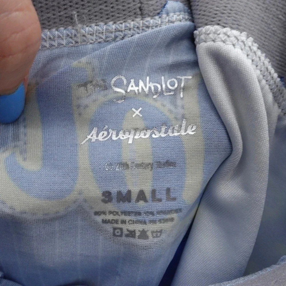 Aeropostale x The Sandlot Mens‎ Small Performance Boxer Briefs Blue Pinstripe L7